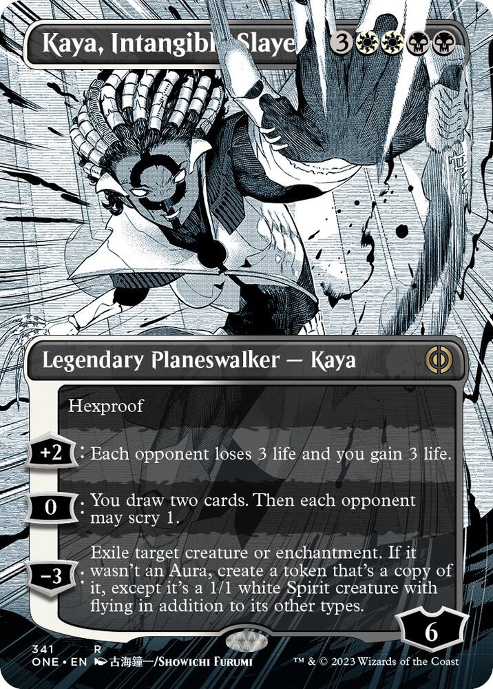 Kaya, Intangible Slayer (Borderless) [Phyrexia: All Will Be One] 341