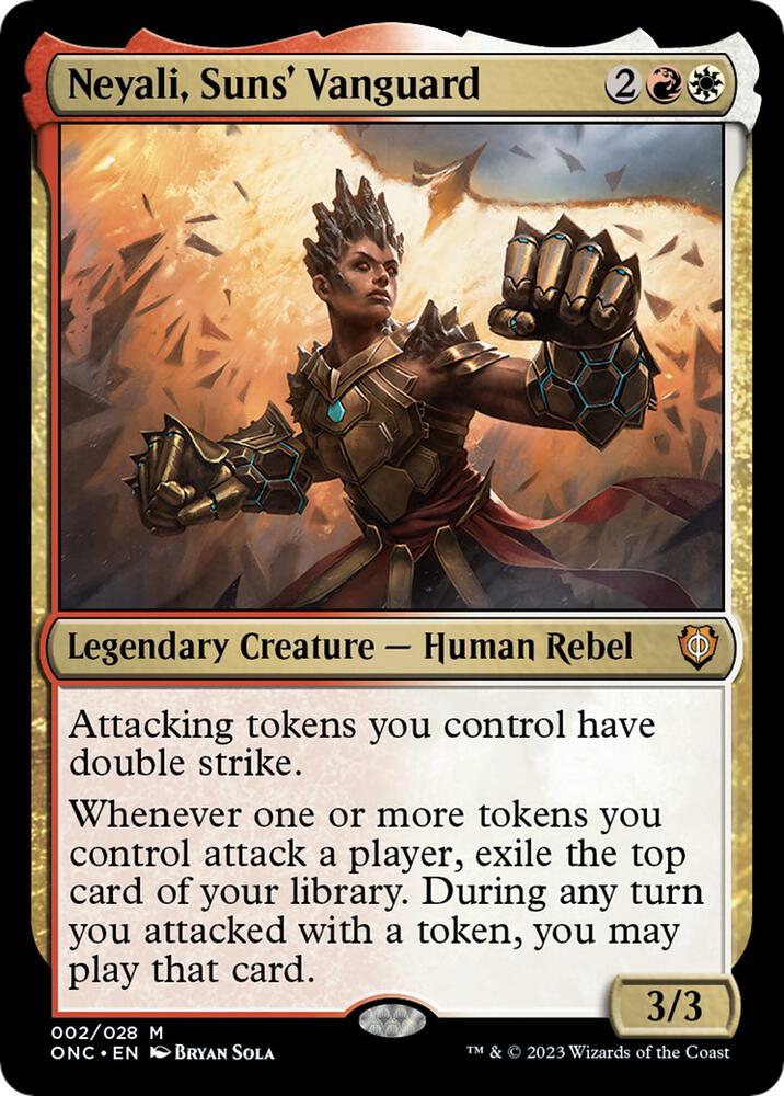 Neyali, Suns' Vanguard [Commander: Phyrexia: All Will Be One] 2