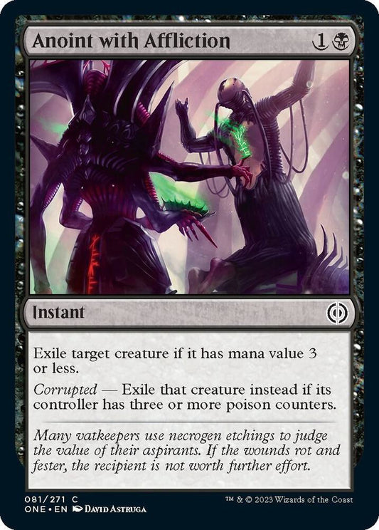 Anoint with Affliction [Phyrexia: All Will Be One] 81
