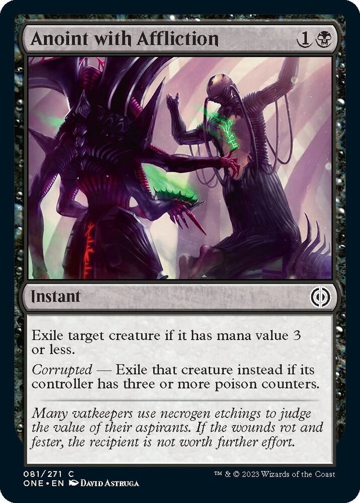 Anoint with Affliction [Phyrexia: All Will Be One] 81