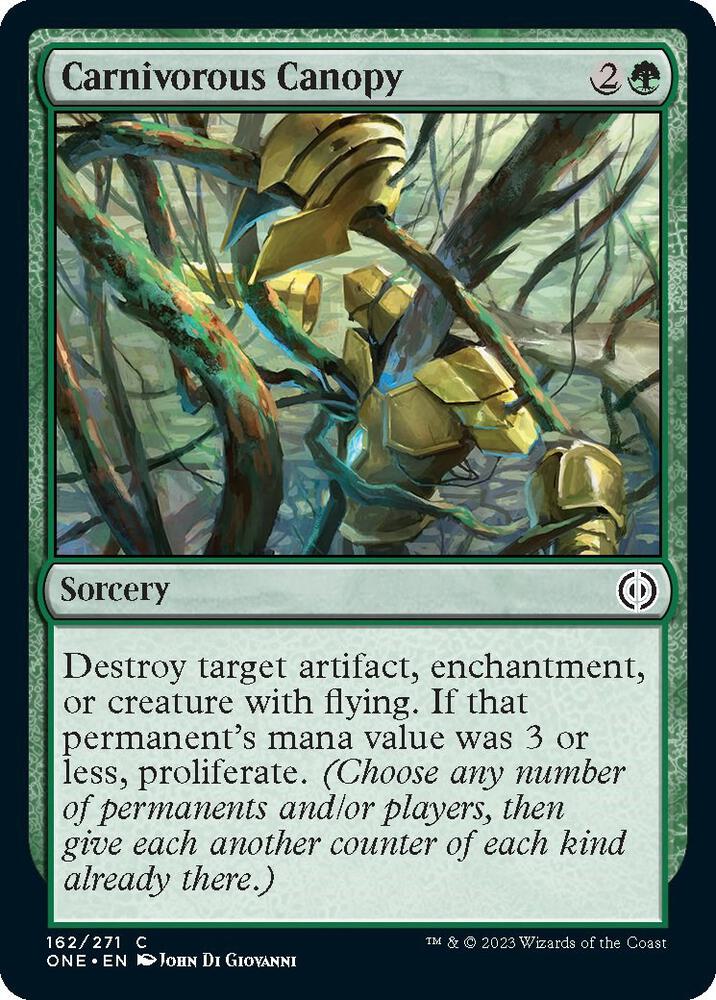 Carnivorous Canopy [Phyrexia: All Will Be One] 162
