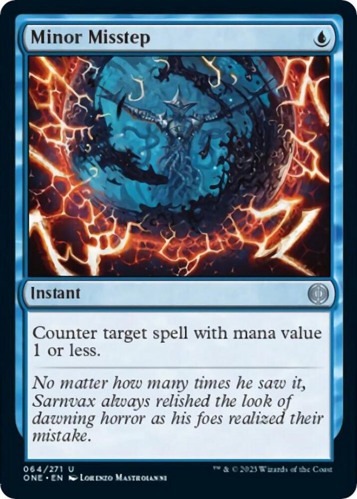 Minor Misstep [Phyrexia: All Will Be One] 64