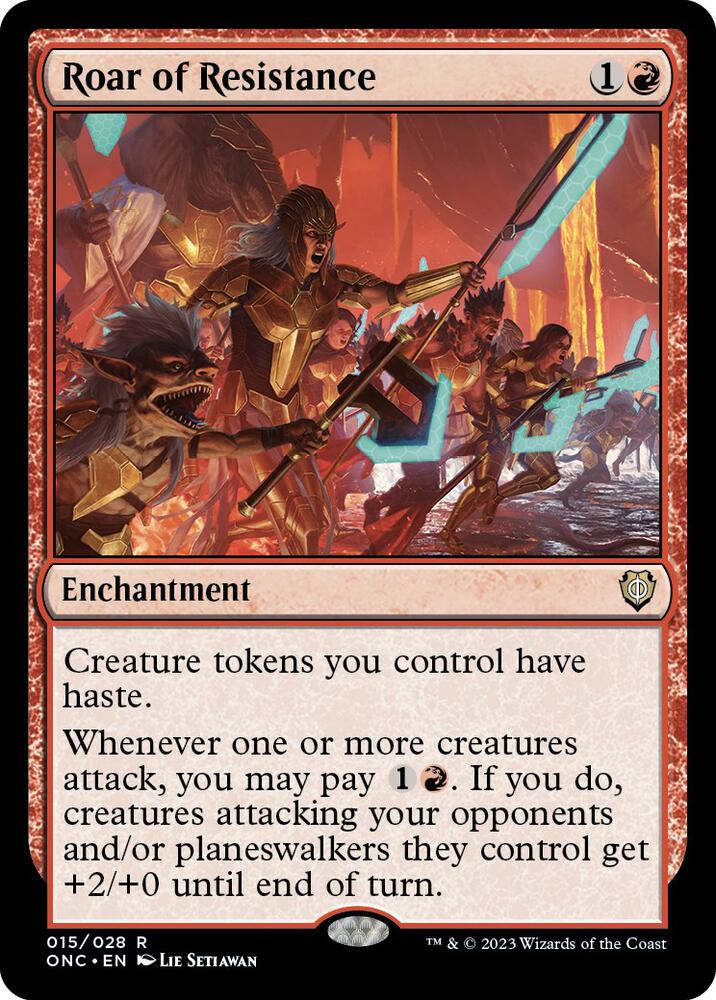 Roar of Resistance [Commander: Phyrexia: All Will Be One] 15