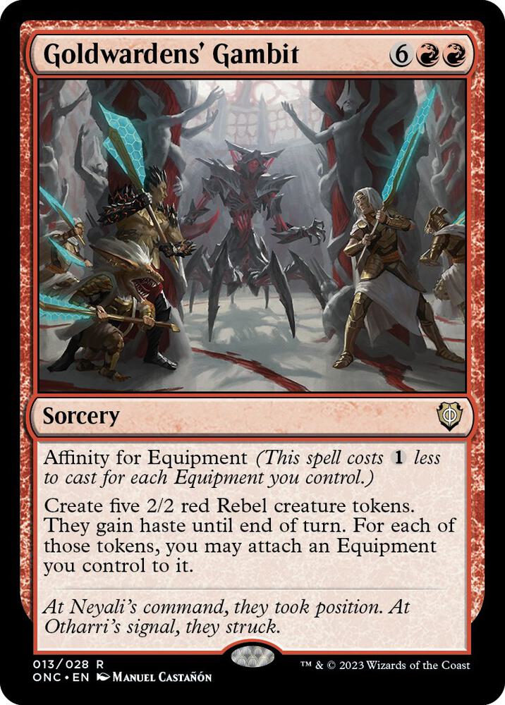 Goldwardens' Gambit [Commander: Phyrexia: All Will Be One] 13