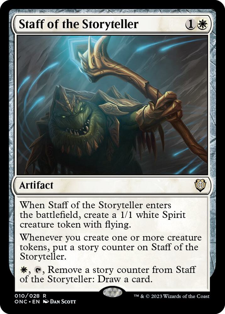 Staff of the Storyteller [Commander: Phyrexia: All Will Be One] 10