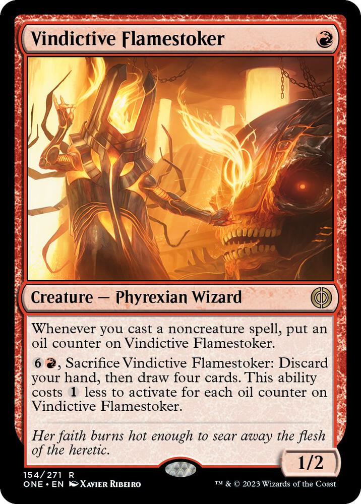 Vindictive Flamestoker [Phyrexia: All Will Be One] 154