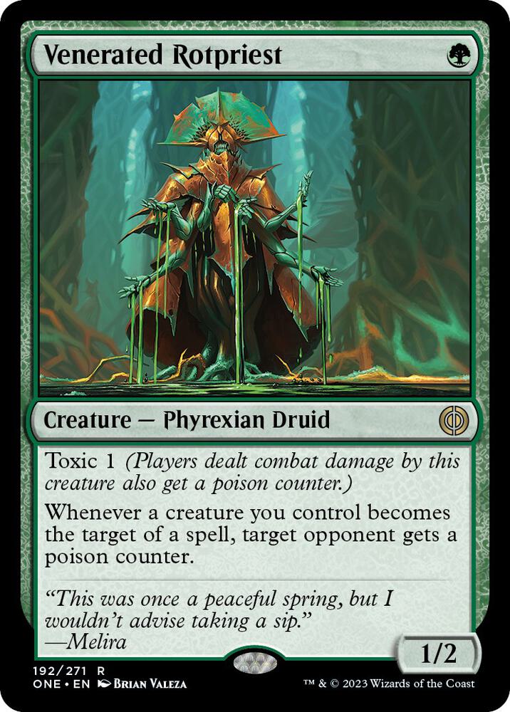 Venerated Rotpriest [Phyrexia: All Will Be One] 192