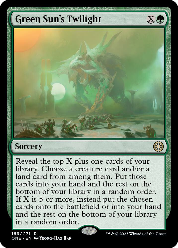 Green Sun's Twilight [Phyrexia: All Will Be One] 169