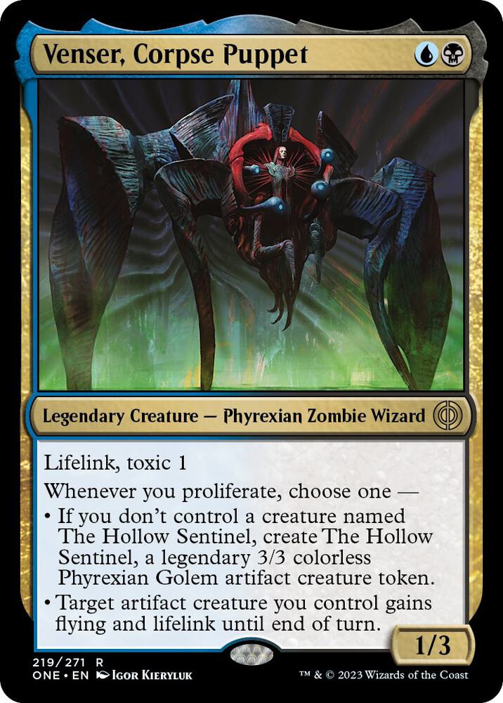 Venser, Corpse Puppet [Phyrexia: All Will Be One] 219
