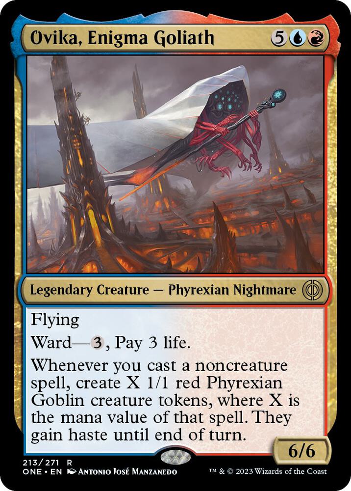 Ovika, Enigma Goliath [Phyrexia: All Will Be One] 213