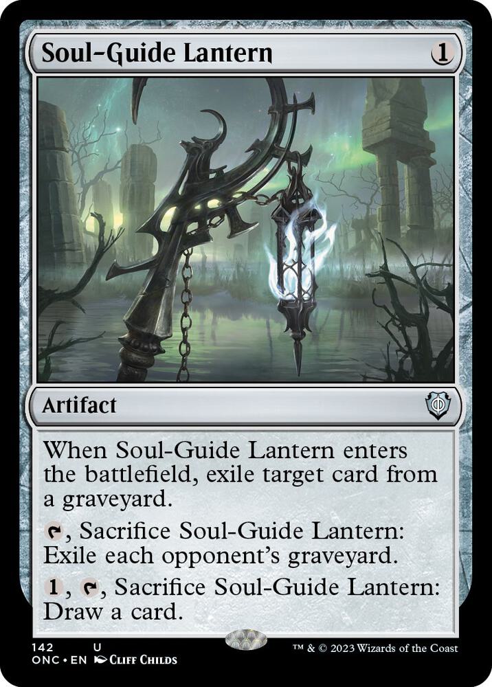 Soul-Guide Lantern [Commander: Phyrexia: All Will Be One] 142