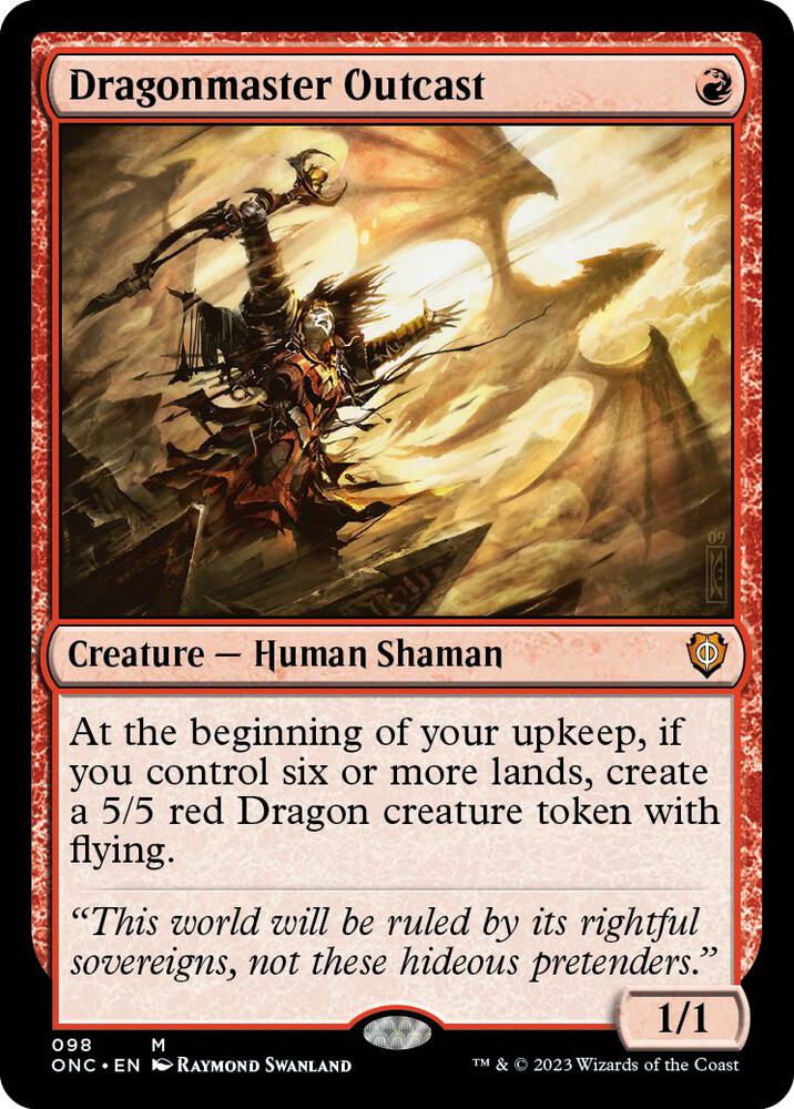 Dragonmaster Outcast [Commander: Phyrexia: All Will Be One] 98