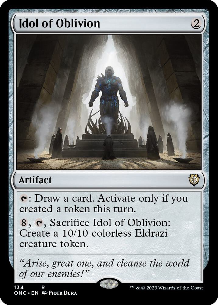 Idol of Oblivion [Commander: Phyrexia: All Will Be One] 134