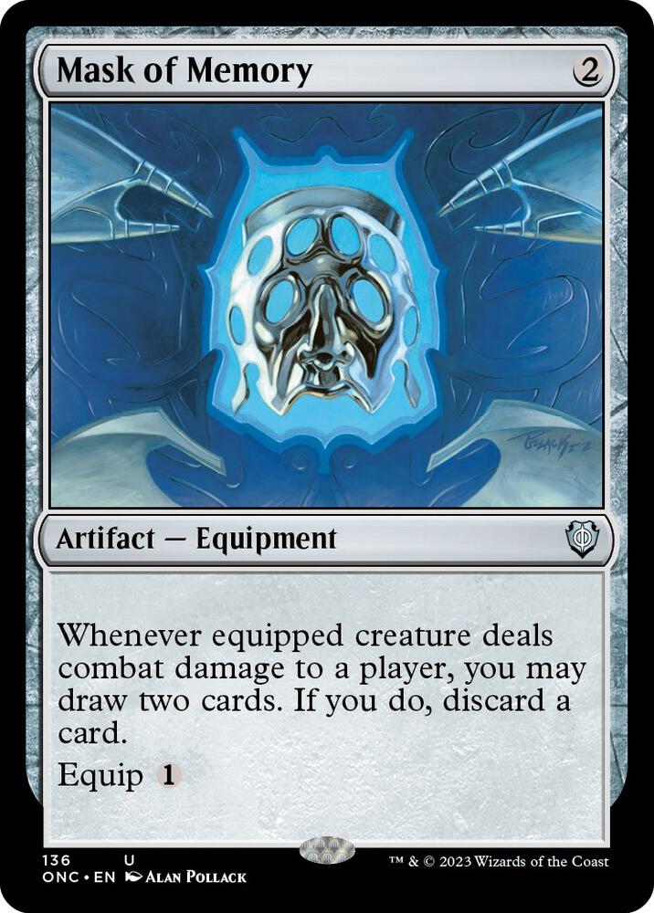 Mask of Memory [Commander: Phyrexia: All Will Be One] 136