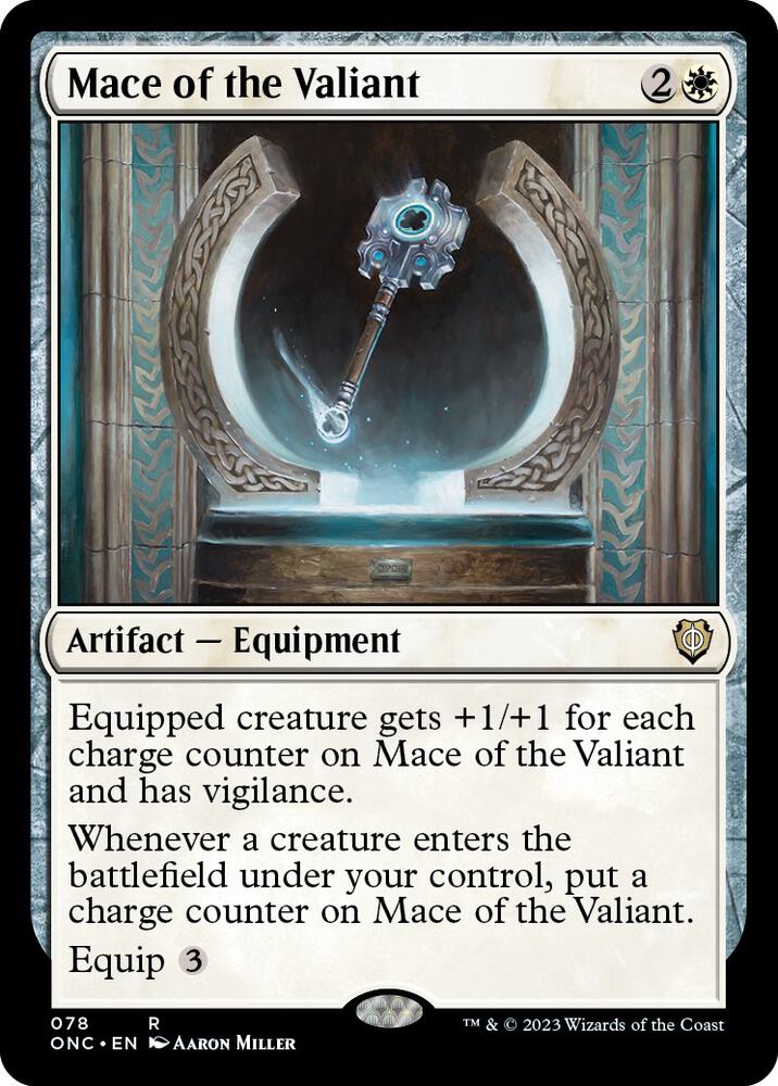 Mace of the Valiant [Commander: Phyrexia: All Will Be One] 78