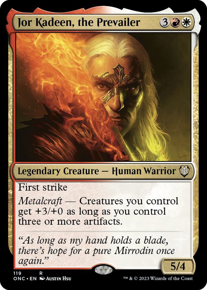 Jor Kadeen, the Prevailer [Commander: Phyrexia: All Will Be One] 119