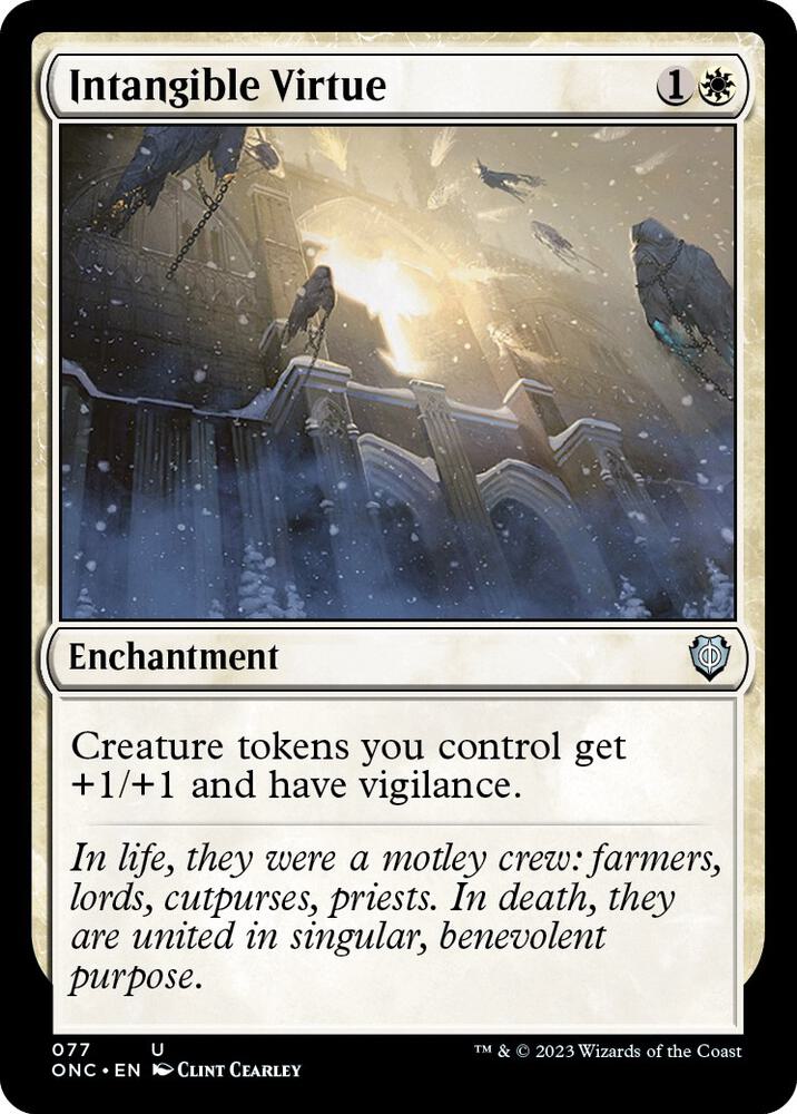 Intangible Virtue [Commander: Phyrexia: All Will Be One] 77