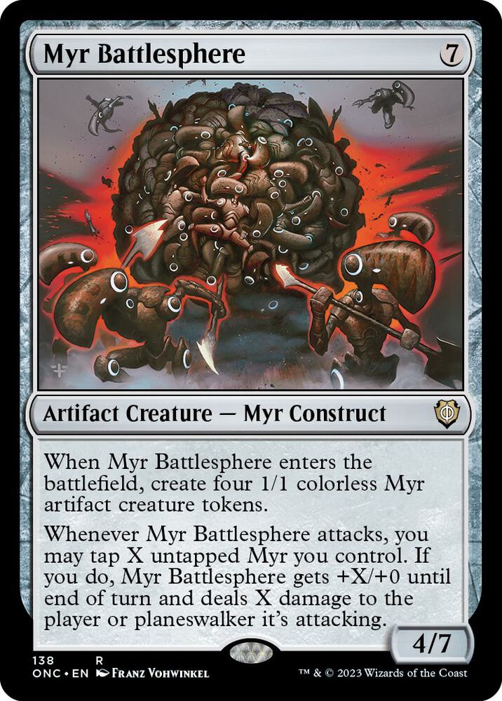 Myr Battlesphere [Commander: Phyrexia: All Will Be One] 138