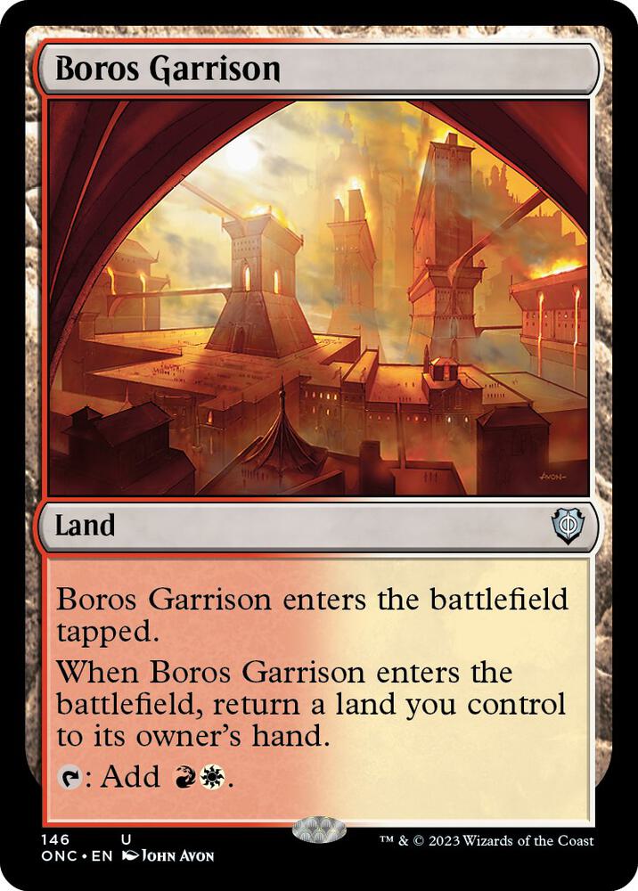Boros Garrison [Commander: Phyrexia: All Will Be One] 146