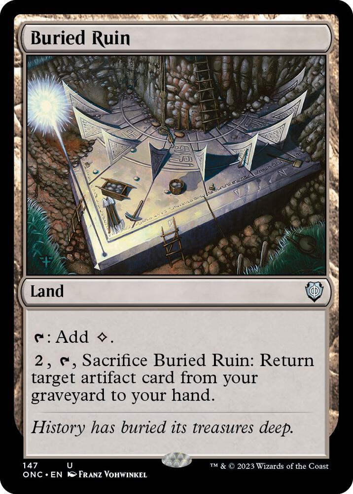 Buried Ruin [Commander: Phyrexia: All Will Be One] 147