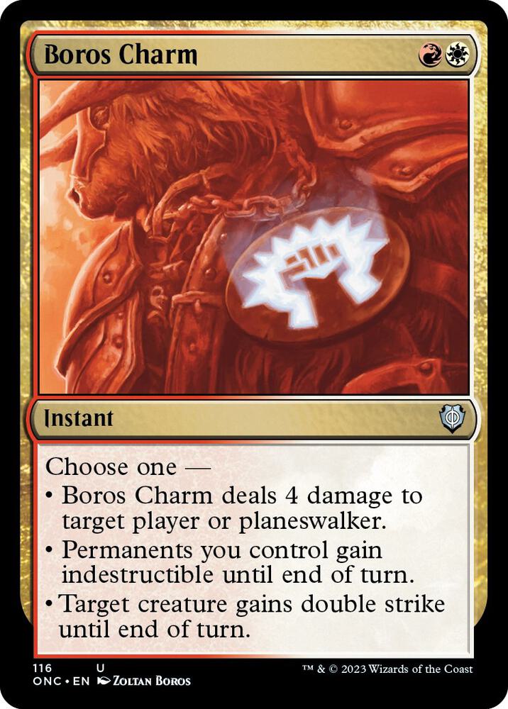 Boros Charm [Commander: Phyrexia: All Will Be One] 116