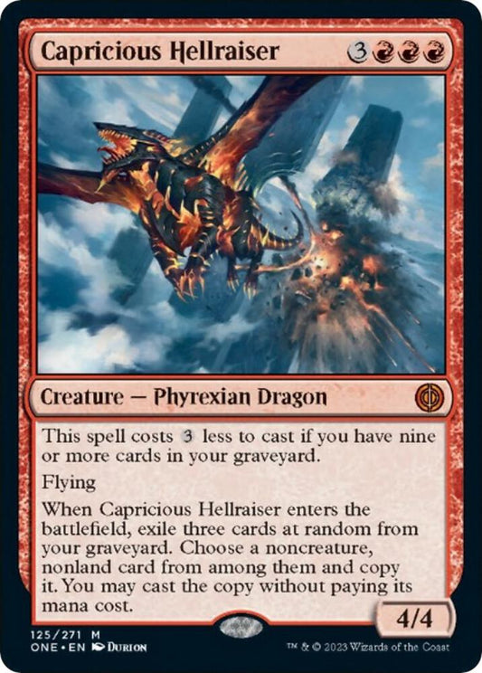 Capricious Hellraiser [Phyrexia: All Will Be One] 125