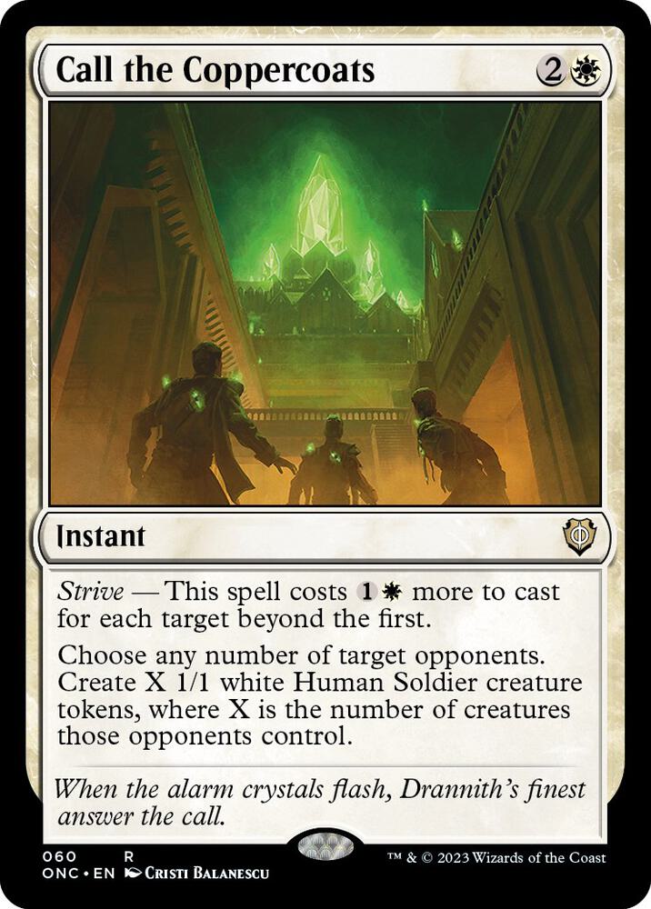 Call the Coppercoats [Commander: Phyrexia: All Will Be One] 60