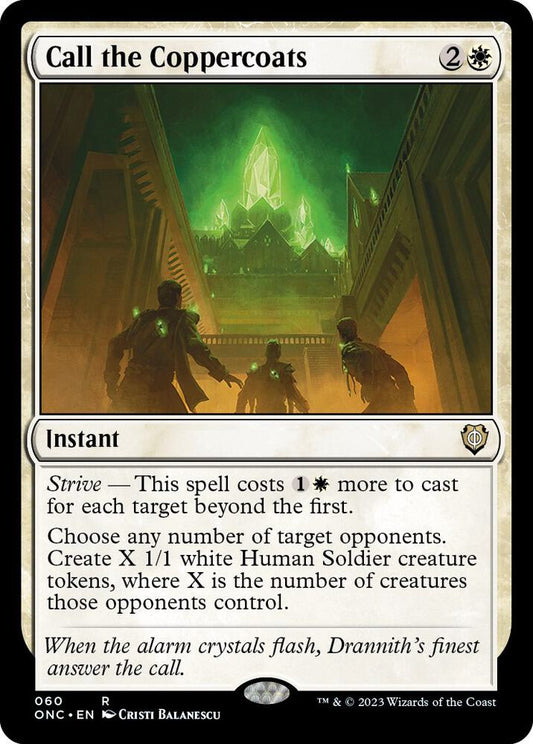 Call the Coppercoats [Commander: Phyrexia: All Will Be One] 60