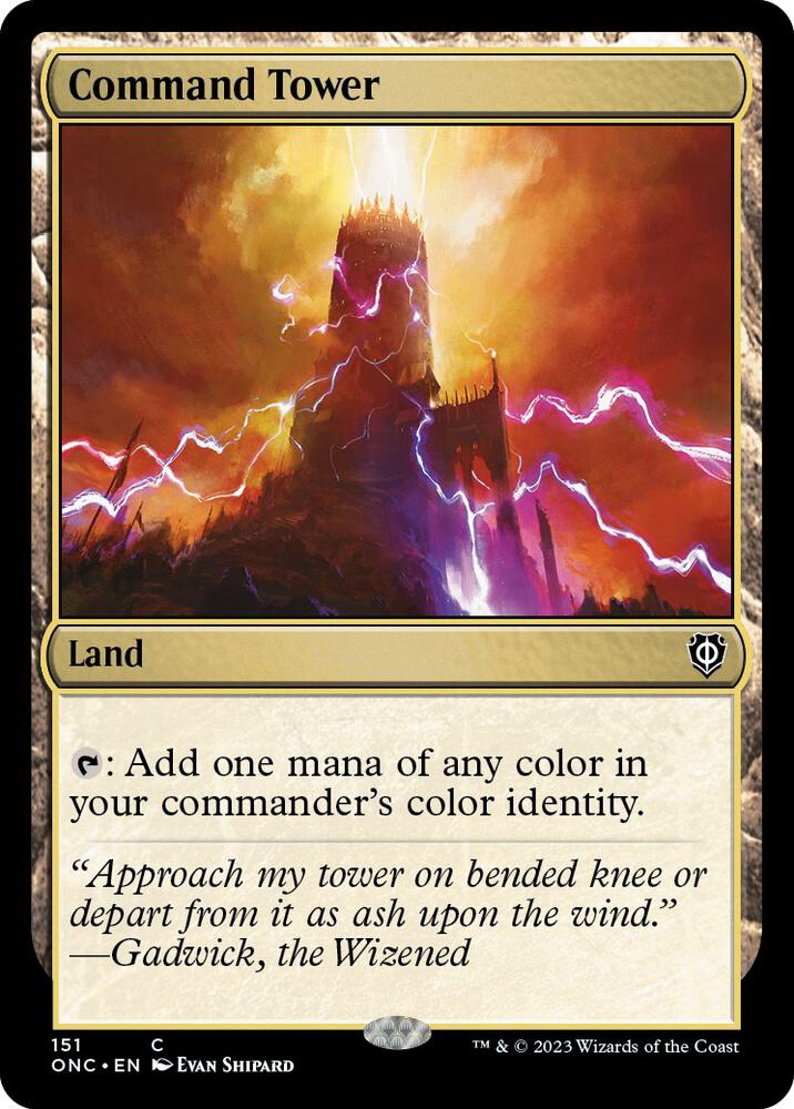 Command Tower [Commander: Phyrexia: All Will Be One] 151