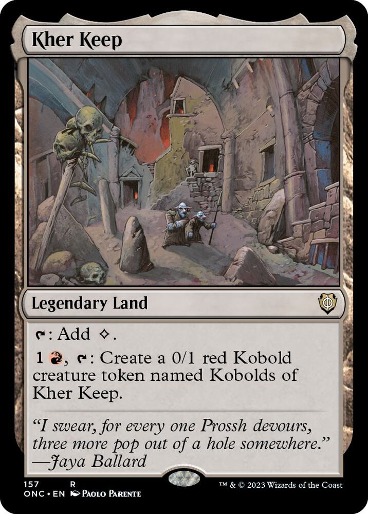 Kher Keep [Commander: Phyrexia: All Will Be One] 157