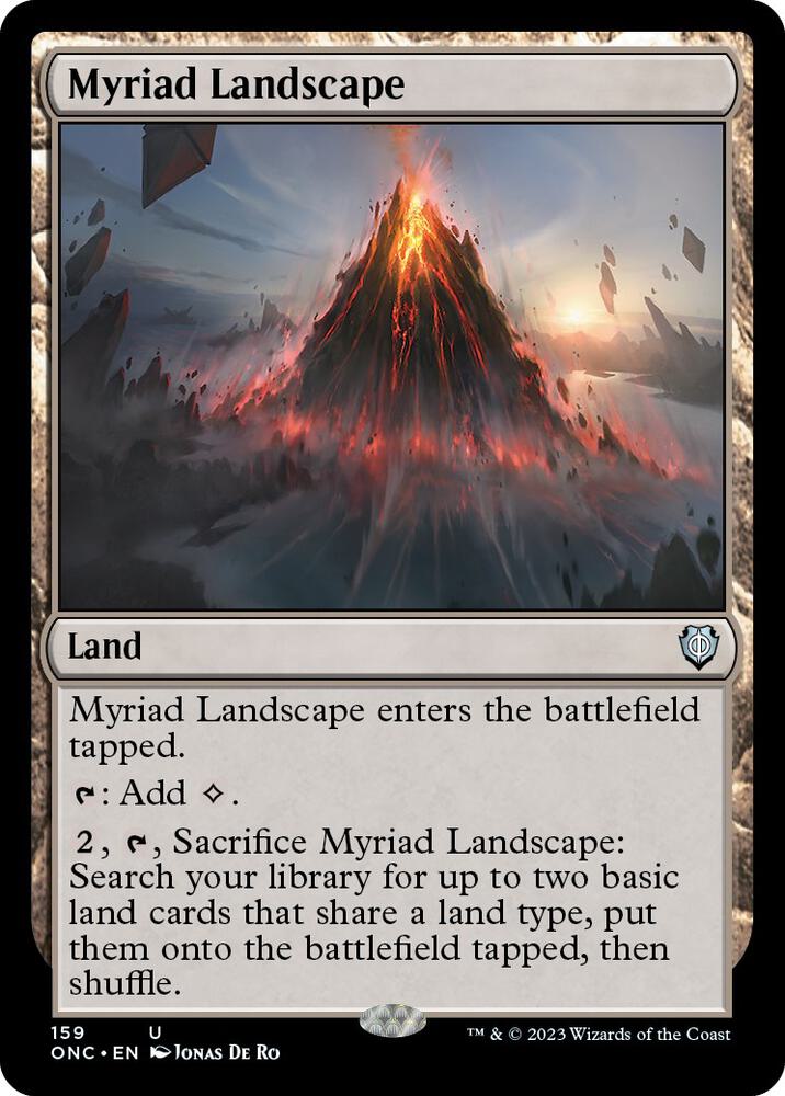 Myriad Landscape [Commander: Phyrexia: All Will Be One] 159