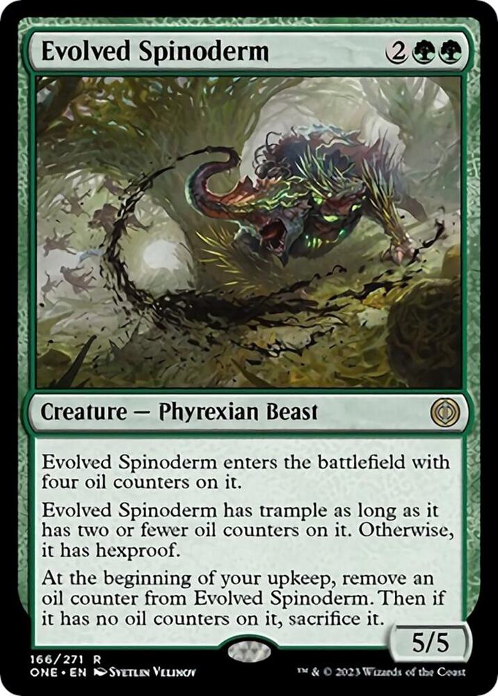 Evolved Spinoderm [Phyrexia: All Will Be One] 166