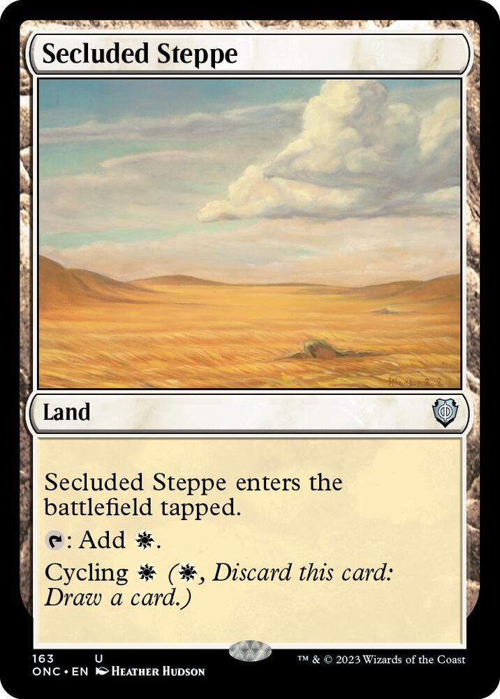 Secluded Steppe [Commander: Phyrexia: All Will Be One] 163