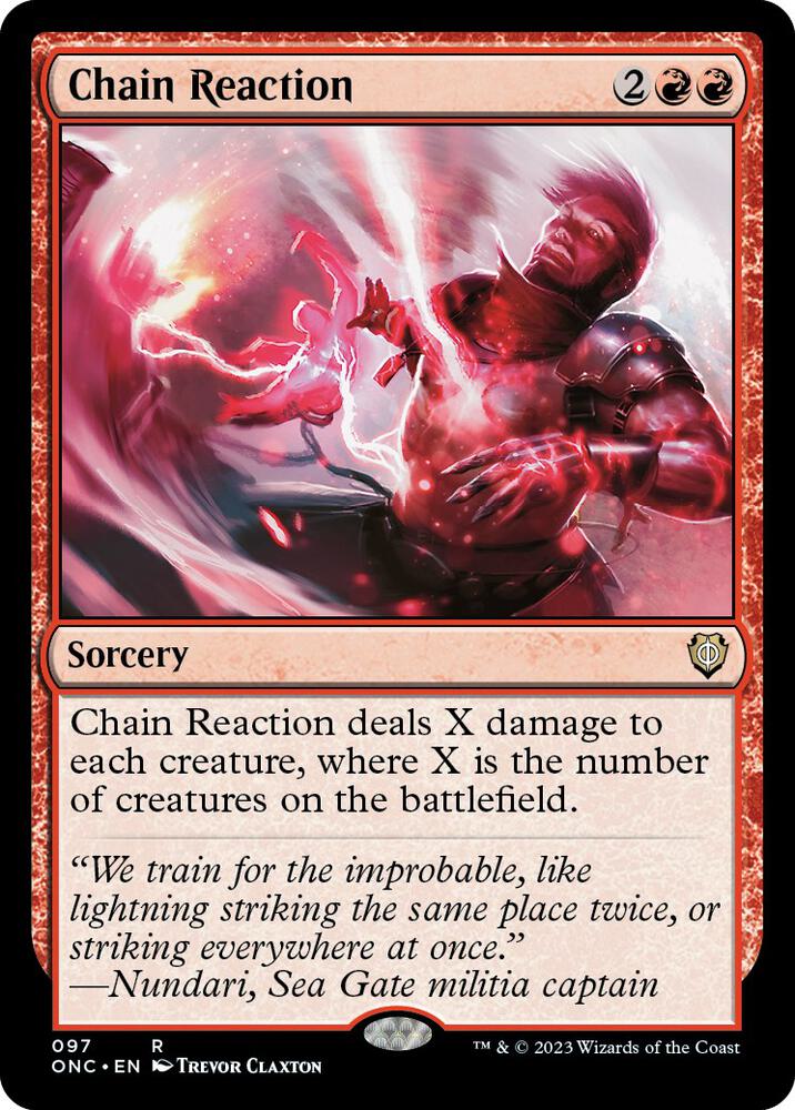 Chain Reaction [Commander: Phyrexia: All Will Be One] 97