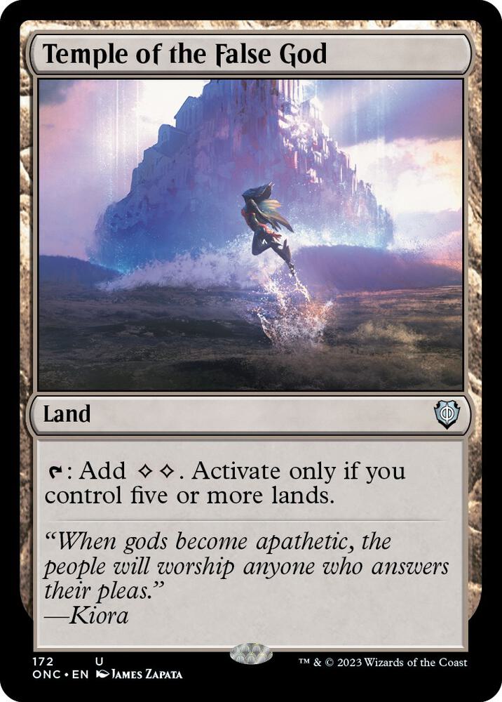 Temple of the False God [Commander: Phyrexia: All Will Be One] 172