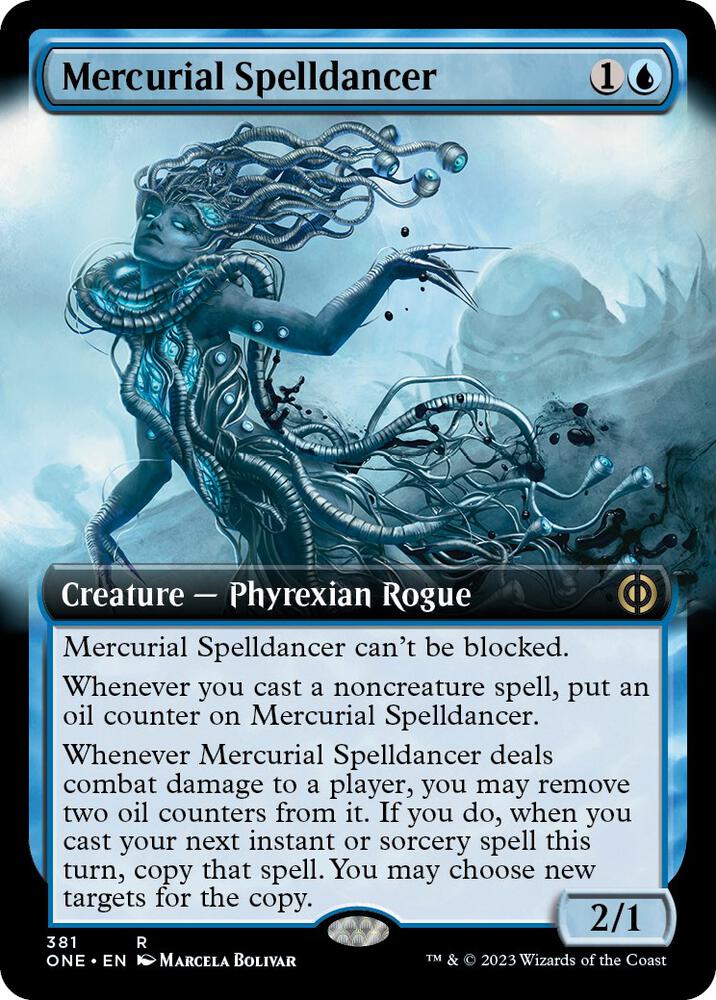 Mercurial Spelldancer (Extended Art) [Phyrexia: All Will Be One] 381