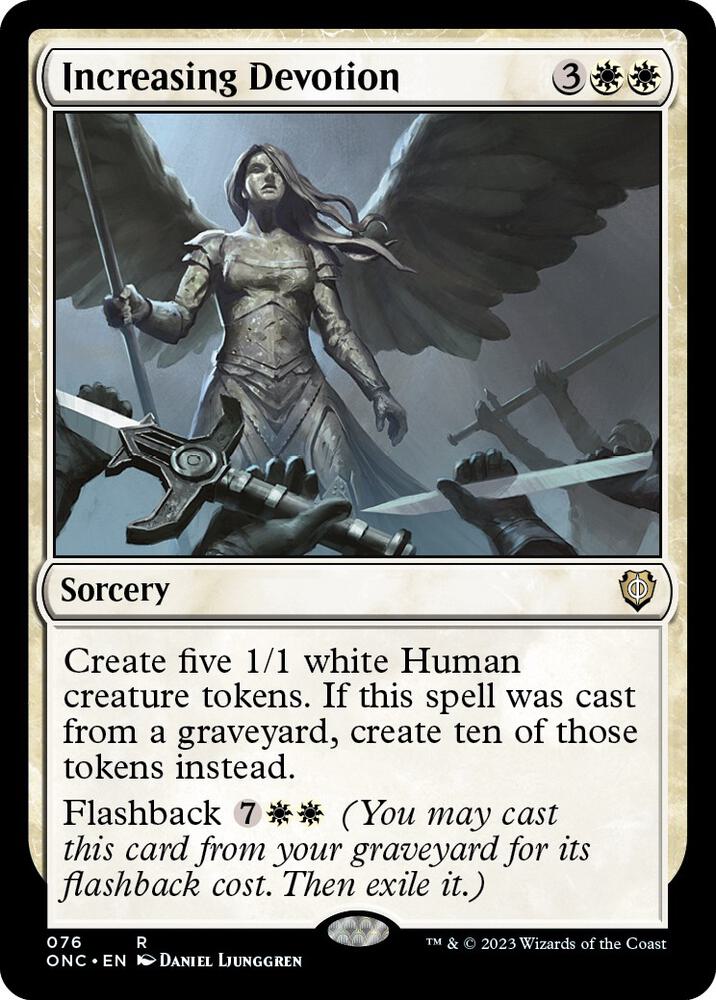 Increasing Devotion [Commander: Phyrexia: All Will Be One] 76
