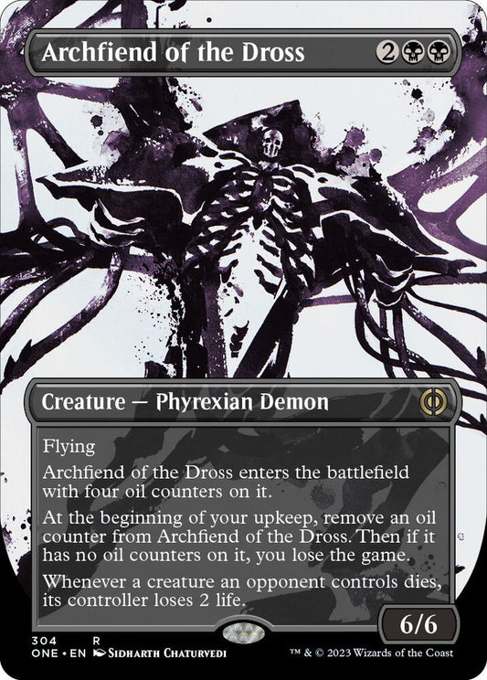 Archfiend of the Dross (Showcase) [Phyrexia: All Will Be One] 304