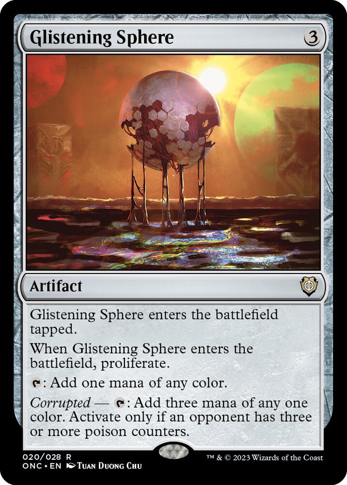 Glistening Sphere [Commander: Phyrexia: All Will Be One] 20