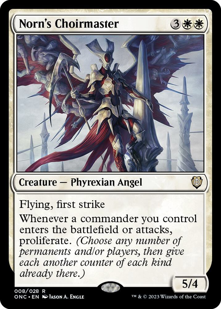 Norn's Choirmaster [Commander: Phyrexia: All Will Be One] 8