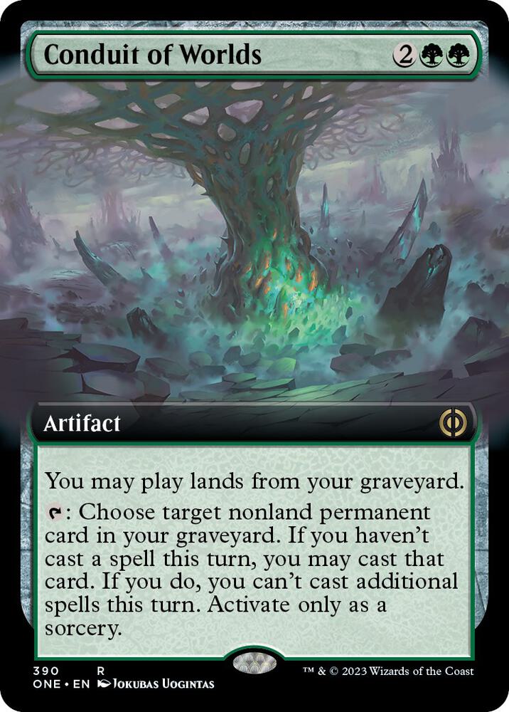 Conduit of Worlds (Extended Art) [Phyrexia: All Will Be One] 390