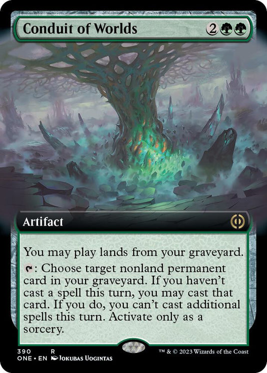 Conduit of Worlds (Extended Art) [Phyrexia: All Will Be One] 390