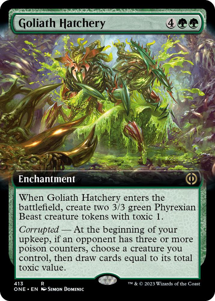 Goliath Hatchery (Extended Art) [Phyrexia: All Will Be One] 413