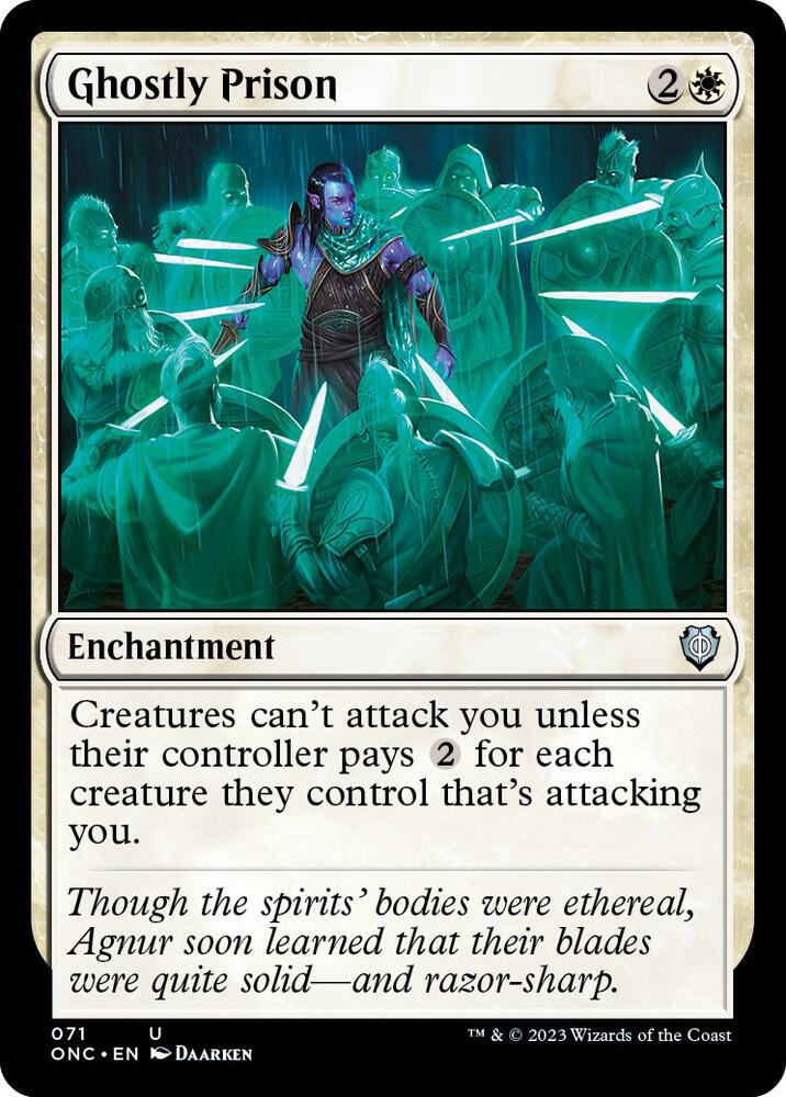 Ghostly Prison [Commander: Phyrexia: All Will Be One] 71