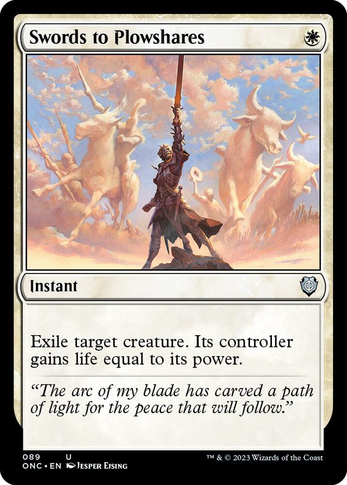 Swords to Plowshares [Commander: Phyrexia: All Will Be One] 89