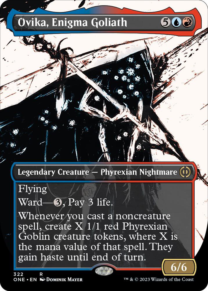 Ovika, Enigma Goliath (Showcase) [Phyrexia: All Will Be One] 322