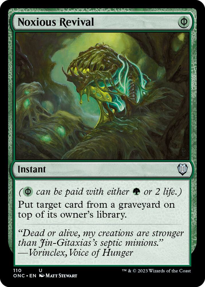 Noxious Revival [Commander: Phyrexia: All Will Be One] 110