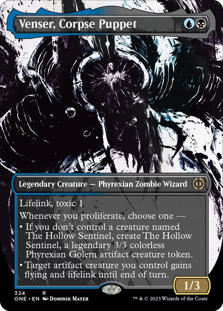 Venser, Corpse Puppet (Showcase) [Phyrexia: All Will Be One] 324