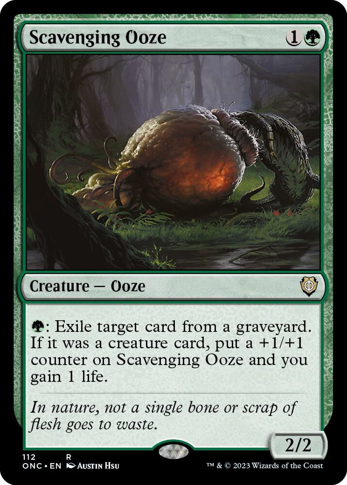 Scavenging Ooze [Commander: Phyrexia: All Will Be One] 112
