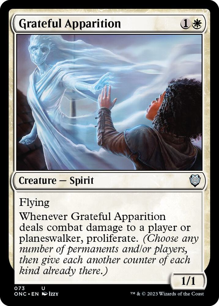 Grateful Apparition [Commander: Phyrexia: All Will Be One] 73